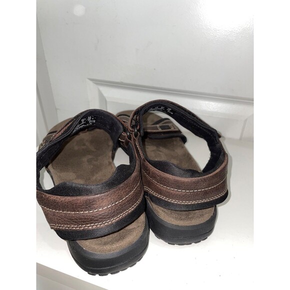 Clarks Men's Keating Sandals size 14 NWT Brown Genuine Leather - Picture 8 of 10